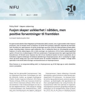 NIFU-rapport 2.2019