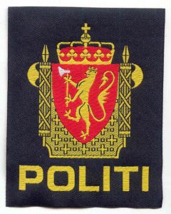 Politi-emblem Norge Fri bruk