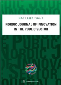 Nordic Journal of Innovation in the Public Sector No 1-2022