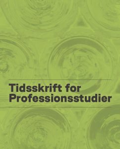 Forside af Tidsskrift for professionsstudier