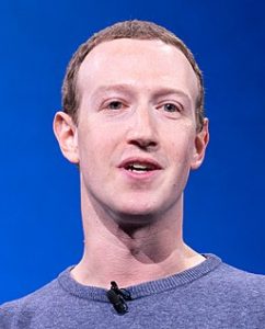 Mark Zuckerberg (cropped), by Anthony Quintano, Westminster, US, CC BY 2.0)