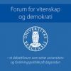 logo forum for vitenskap og demokrati uib