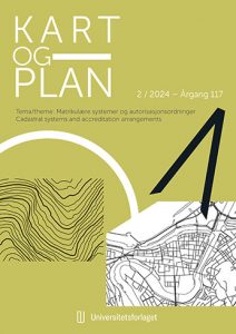 Forside Kart og Plan Vol 117, Utgave 2